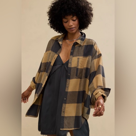 Aerie Anytime Fave Flannel Shirt - Picture 2 of 10